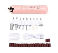 Bamjour Perceuse à Ongles sans Fil avec Lumière LED Intégrée et Cache-poussière, pour Manucure et Pédicure à Domicile