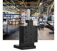 Bamjour Plate-Forme de Coupe, Table Manuelle de Réglage Fin, Guide de Rouleau, Table de Glissement Linéaire pour Le Positionnement de Précision, équipement de Test