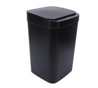 Bamjour Poubelle Auto sans Contact, Capteur Mouvement, Couvercle Scellé Anti-Odeurs, Fermeture Douce, Étanche IPX5 pour Cuisine, Salle de Bain, Bureau. (BLACK)