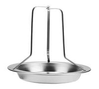 Bamjour Poulet Support en Acier Inoxydable Rôtissoire Grille pour Barbecue | Support de rôtissoire pour canettes, support Napoléon pour barbecue, construction en acier inoxydable, conception