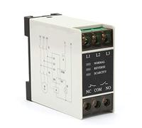 Bamjour Protecteur de Séquence de Phases, TG30S 220-440V AC Tension de Tension Restruction de Protection de Phase avec Retard de Séquence de 3 Protecteur de de de pour Moteur à 3