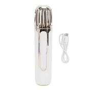 Bamjour Pulvérisateur de Brume Faciale, Réservoir D'eau à Double Buse de 20 Ml avec Arrêt Automatique, Batterie Rechargeable de 1200 MAh pour le Maquillage D'hydratation et les Ex (WHITE)