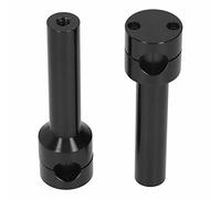 Bamjour Rehausseurs de Guidon de Moto, 2 Pièces de Rehausseurs de Barre de Guidon de 25 Mm, Kit d'adaptateur de Pince de Montage, de Moto en Alliage d'aluminium, Modification de Universelle pour