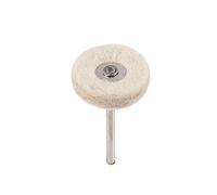 Bamjour Roues de Polissage en Feutre de Laine de 25MM, 10 Pièces, Accessoire D'outil pour Bijoux en Métal et en Plastique, avec Poignée pour une Finition Brillante