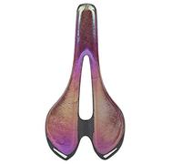 Bamjour Selle de Vélo, 7,9 Mm Noir Brillant Texture 3K Colorée, Accessoires en Fibre de Carbone, Coussin de Siège de Vélo, Charge Maximale de 150 Kg, Selle de de Montagne pour de Route et de Montagne