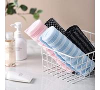 Bamjour Serviette Exfoliante Japonaise pour le Dos JumpStar - Allongée 25 X 100 Cm, Maille Douce Double Face pour une Exfoliation Efficace de la Peau (PINK)