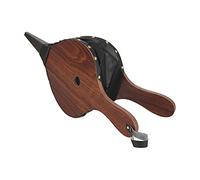 Bamjour Soufflet de Cheminée, Ventilateur de Cuisine Extérieur, Soufflet d'air, de Feu Manuel en Bois avec Sangle de Suspension, de Poche pour Camping, Barbecue, Cheminée, 16,9 X 7,5 Pouces