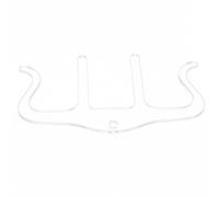 Bamjour Support de Page pour Pupitre, Aspect Transparent avec un Design Simple Mais élégant. Clamp/Holder pour Pupitre pour Garder le Livre ouvert. (Pince à spectre transparente en forme de M)