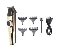 Bamjour Tondeuse à Cheveux Professionnelle pour Hommes électrique Kit de Toilettage avec Conception Angle émoussé en Forme R Batterie au Lithium 1200mAh une Coupe Précise la Maison