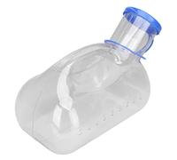 Bamjour Urinoirs pour Hommes, Urinoir Portable pour Hommes de 1000 Ml avec Couvercle, Récipient d'urine en Plastique Transparent pour les Voyageurs âgés et Handicapés