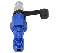 Bamjour Vis de Purge de Banjo, Universelles avec Rondelles Écrou de Banjo Vis de Purge d'étrier de Frein de Moto pour Voiture (BLUE)