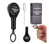 BAMTTOO Brow Mapping String pré-encré pour microblading String pour le marquage des yeux pour maquillage des sourcils (noir)