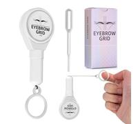 BAMTTOO Brow Mapping String pré-encré pour microblading String pour le marquage des yeux pour maquillage des sourcils (blanc)