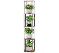 Bamworld Grand support en métal pour plantes multiples, étagère d'angle pour plantes d'intérieur, support décoratif pour pots de fleurs pour salon, balcon, terrasse ou jardin