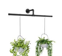 Bamworld Pots de fleurs suspendus en forme de T pour plantes d'intérieur, supports pour plantes suspendues, supports pour plantes, fenêtres intérieures, étagères pour plantes, support mural au plafond