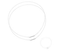 Bamyli 2 Pièces 35cm Cercle Acier Fixation Joint Hublot, pour Lave Linge Samsung, Haier, Hotpoint - Résistant à la Rouille, Universel