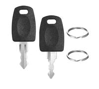 Bamyli 2Pcs Clef Passe Partout Cadenas TSA, Cadenas Valise Avion Universel pour Ouvrir Serrure Bagage TSA007 TSA002,Avec 2 Porte-Clés