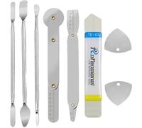 Bamyli Kit Réparation Électronique 8 en 1, Outil Multifonction Démontage PC Portable et Téléphone, Kit de Tournevis et Spudgers pour iPhone iPad MacBook