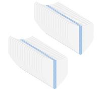 Bamyli Lot de 40 bandes adhésives en forme de V en tissu élastique doux pour la peau pour les seins, absorbant la transpiration, anti-frottements, petite taille, 12 x 15 cm, couleur chair