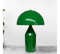 bamyum amyum Lampe de Chevet à Champignon en Métal, Lampe de Bureau avec Câble, Abat-Jour de 30 cm pour Chambre d'Enfant et Adulte, Lustre Salon Rétro Mushroom Vert