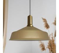 bamyum Asletl Suspension Luminaire Industrielle Rétro en Metal de 40 cm, Lustre de Salon Vintage, Éclairage de Plafond pour Chambre, Cuisine, Plafonnier Suspension, Lampe Suspendue, Beige