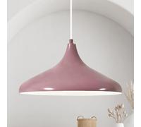 bamyum Champion Suspension Luminaire Vintage, Lustre Salon de 35 cm, Lustre Cuisine en Métal, Lampe E27 Vintage pour Chambre, Suspension Luminaire Cuisine, Suspension de Salle à Manger, Couloir, Lila