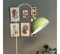 bamyum Gorkiede Métal, Moderne, E27 30 cm, Salon et Chambre, Abat-Jour Réglable, Lampadaire, Vert menthe