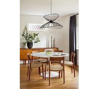 bamyum Lampe Vertigo 100% Métal Métal Noir 50cm, Suspension Vintage Vertigo Lumières Intérieur/Extérieur, Lustre Moderne Salon Chambre Restaurant, Suspension Vertigo Moderne