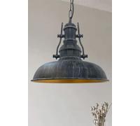 bamyum Suspension Luminaire Industrielle, Lustre Salon de 31 cm, Lustre Cuisine en Métal, Vintage Lampe de Chambre, Salle à Manger, Couloir, Lampe à Suspension Industrielle, Plafond Noir
