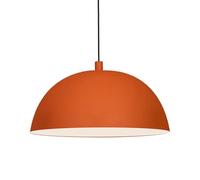 bamyum Yimpi Suspension Luminaire en Metal de 26cm, Plafonnier Vintage, Lustre Salon, Cuisine, Chambre, Salle à Manger, Couloir Lampe Ronde E27, Suspension Luminaire, Éclairage Intérieur, Orange