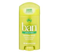 Ban Anti-transpirant et déodorant solide invisible - Non parfumé - 77 ml