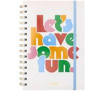 ban.do Agenda journalier et hebdomadaire de 12 mois, daté de janvier 2026 à décembre 2026, couverture souple, agenda avec calendrier mensuel, autocollants, pages d'art et bonus (amusez-vous)