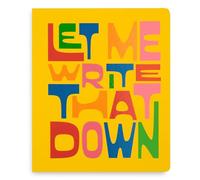 ban.do Planificateur quotidien non daté, organiseur personnel pour listes de choses à faire et soins personnels, Let Me Write That Down