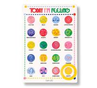 ban.do Poster magnétique pour suivi de l'humeur quotidienne pour réflexion personnelle et soin, Today I'm Feeling