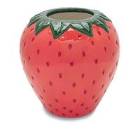 ban.do Vase à Fraises d'inspiration Vintage, Vase décoratif en céramique, Grand Vase à Fleurs, décoration Unique pour la Maison/la Cuisine/Le Bureau