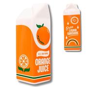 ban.do Vase à Fleurs d'inspiration Vintage, Vase décoratif en céramique, Vase Haut, décoration Orange Unique pour la Maison/Cuisine/Bureau, jus d'orange