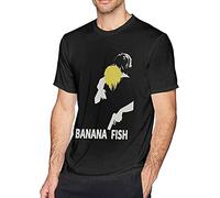 Bana-Na Fish Men's Cool Cotton T-Shirt Tee Shirt Tank Top Camiseta Short Sleeve S Black XXL