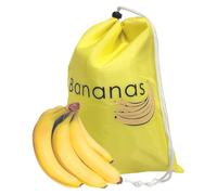 Banana Baana Products - Organisateur réutilisable pour réfrigérateur, sac magique avec fruits et légumes, sac de rangement banane jaune, sac de support banane végétale - Bols