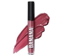 Banana Beauty Rouge à lèvres liquide semi-mat avec tenue 10h (Lady Licious/baie) - Rouge à lèvres mat pour des lèvres pulpeuses - Protection contre le dessèchement et volume intense