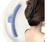 Banana Clip Hair, Pinces à Cheveux pour Femmes, Pince Banane Cheveux Femme, Barettes Cheveux Femme, Grande Pince Banane, Accessoire Cheveux Pince Banane pour Femmes et Filles (Bleu)