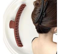 Banana Clip Hair, Pinces à Cheveux pour Femmes, Pince Banane Cheveux Femme, Barettes Cheveux Femme, Grande Pince Banane, Accessoire Cheveux Pince Banane pour Femmes et Filles (Orange)