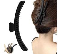 Banana Clip Hair, Pinces à Cheveux pour Femmes, Pince Banane Cheveux Femme, Barettes Cheveux Femme, Grande Pince Banane, Accessoire Cheveux Pince Banane pour Femmes et Filles (Noir)