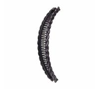 Banana Clip Ponytail - Flexible Hair Clinching Accessory, Stylish Fishtail Texture Grip, Large Capacity Holder For Thick Textured Locks, Easy To Use Fastener For Natural Waves And Straightened Hair