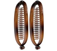 Banana Clips For Thin Hair - Double Claw Barrettes Ponytail Holders, long hairs clip reusable durable, 2X Strong Hold Non Slip Styling Accessories | For Thick Thin Curly Hair Everyday Use