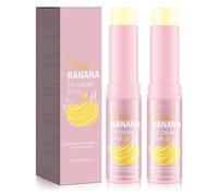 Banana Eye Cream, Anti Rinking Hydrating Balm Stick, raffermissant et hydratant sous la crème pour les yeux, soins de la peau et ascenseurs pour le visage, crème pour les yeux (2pcs)