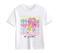 Banana Girl School Celebration pour filles et garçons T-shirts amusants avec chiffres colorés sous les aisselles de nos filles (blanc, 12-13 ans)
