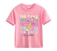 Banana Girl School Celebration pour filles et garçons T-shirts amusants avec chiffres colorés sous les bras nos filles (rose, 2-3 ans)