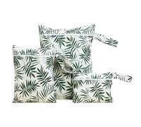 Banana Green Volyforle Sac - Panier De Rangement Avec Poignées | Bébé De Garderie De La Piscine De Plage De Voyage | Sac À Imprimé À Feuilles Tropicales | Cosmétique Portable Pour Les Femmes À Imp