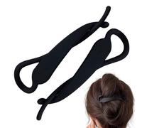 Banana Hair Clip, 2 Pieces Interlocking Styling Clip, 4.13x1.18x0.79 inches Stylish Claw Secure Hold Accessory for Casual, Beach Party, Formal Night, School, Vacation, Wedding, Work and Daily Use