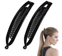 Banana Hair Clip - 2X Strong Hold Interlocking Design, Non Slip Heavy Duty